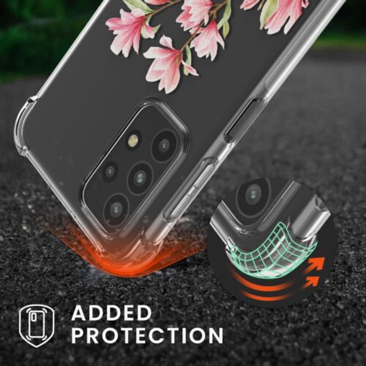 Husa Kwmobile pentru Samsung Galaxy A23, Silicon, Multicolor, 58231.02 fotografia produsului View 2 L