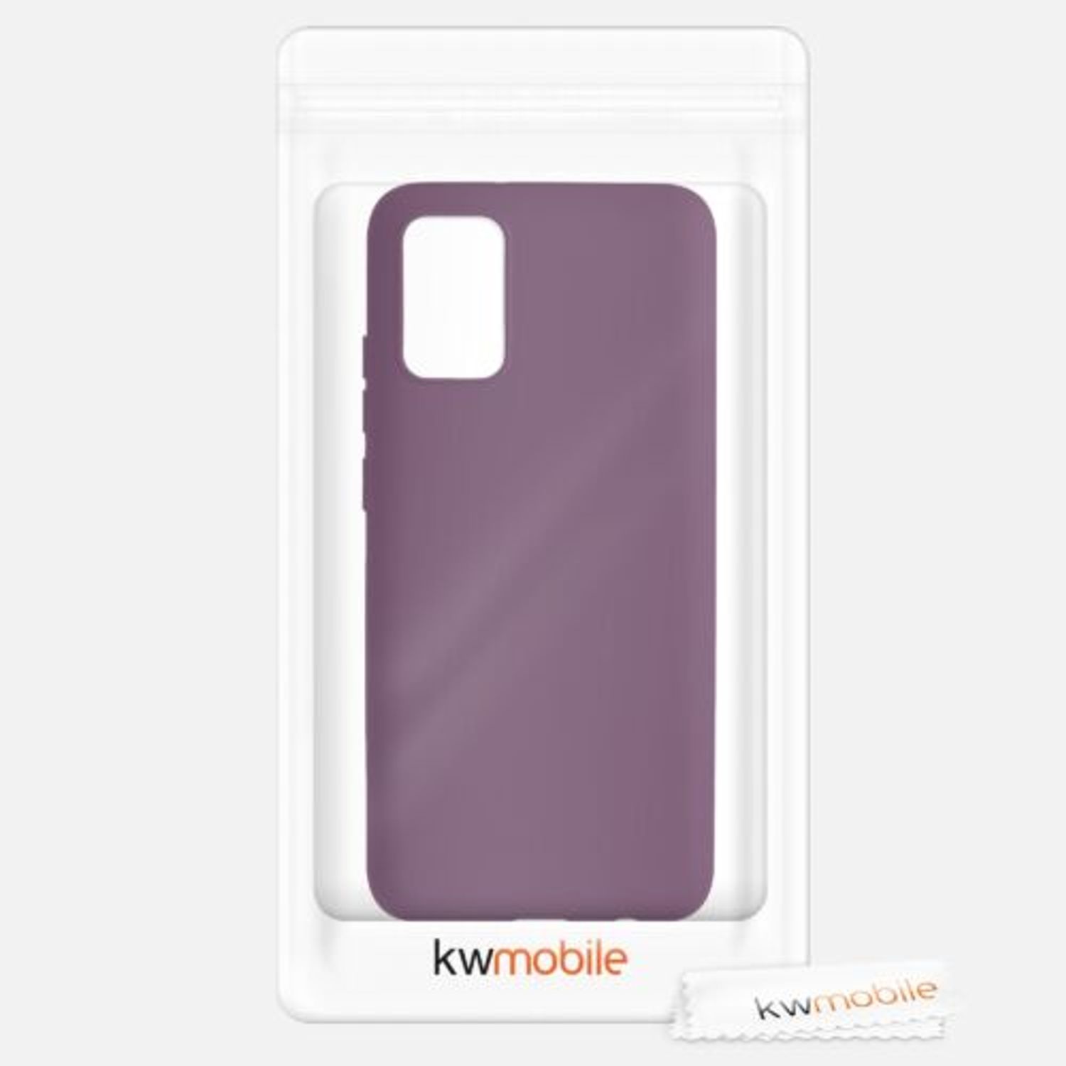 Husa pentru Samsung Galaxy A02s, Silicon, Mov, 54045.197 fotografia produsului View 7 L