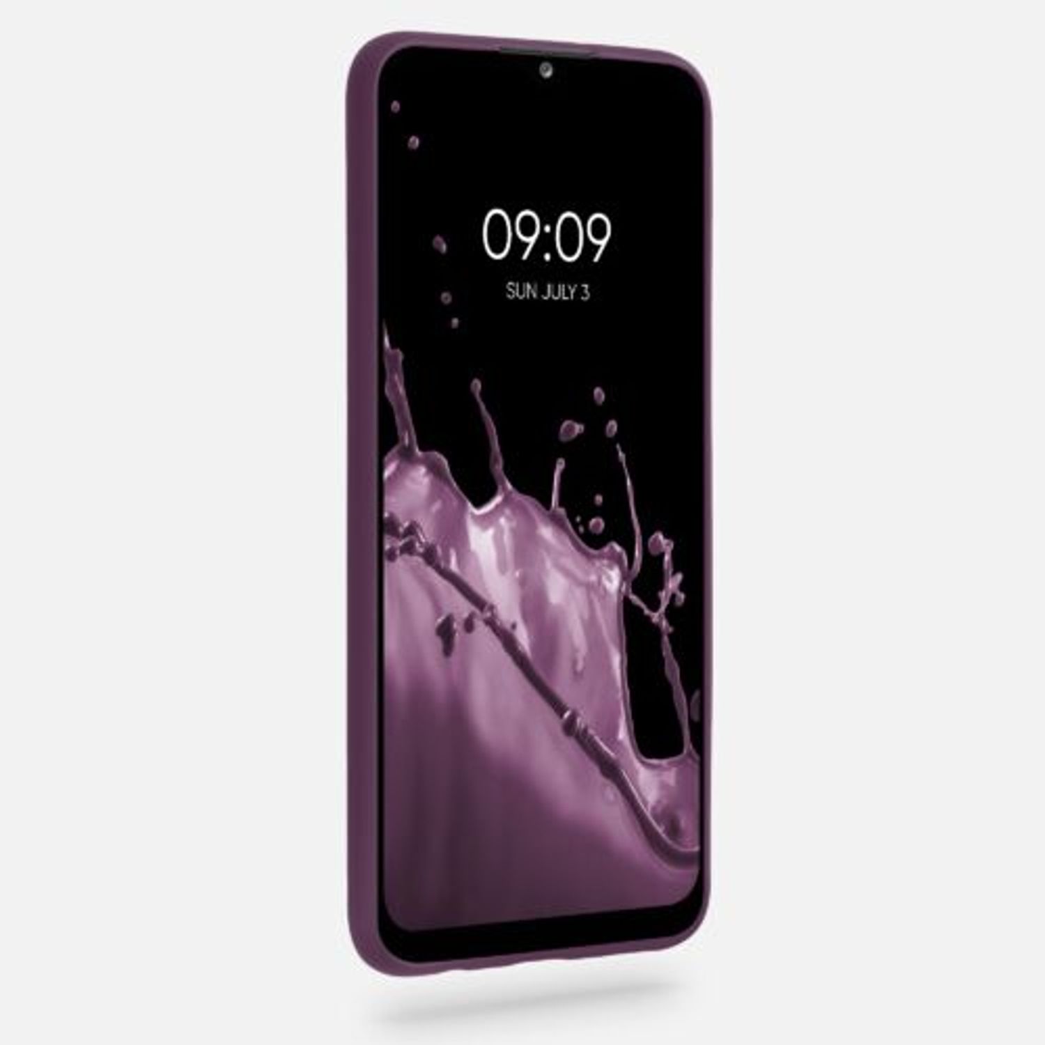 Husa pentru Samsung Galaxy A02s, Silicon, Mov, 54045.197 fotografia produsului View 3 L