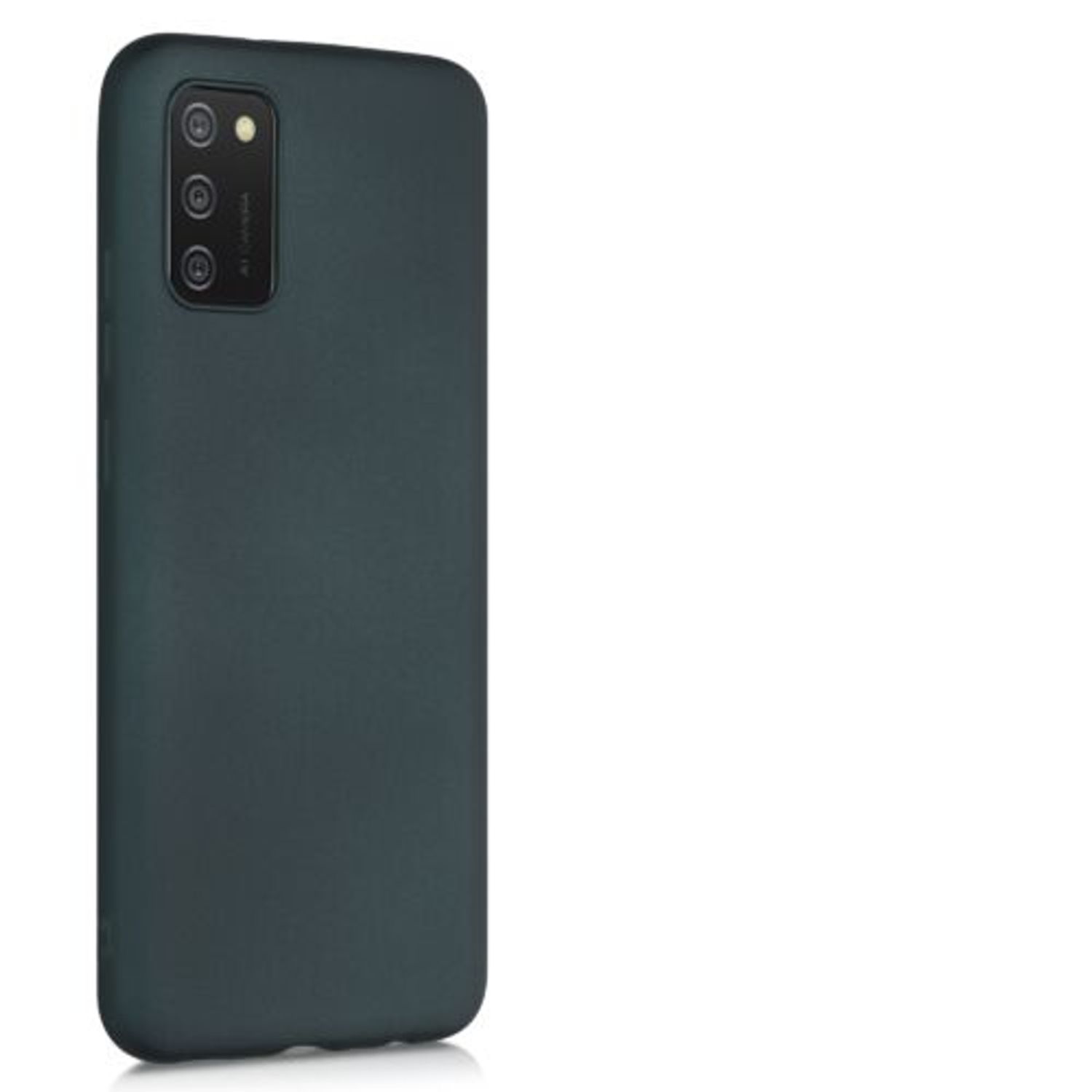 Husa pentru Samsung Galaxy A02s, Silicon, Verde, 55087.14 fotografia produsului View 7 L