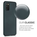Husa pentru Samsung Galaxy A02s, Silicon, Verde, 55087.14 fotografia produsului View 3 S