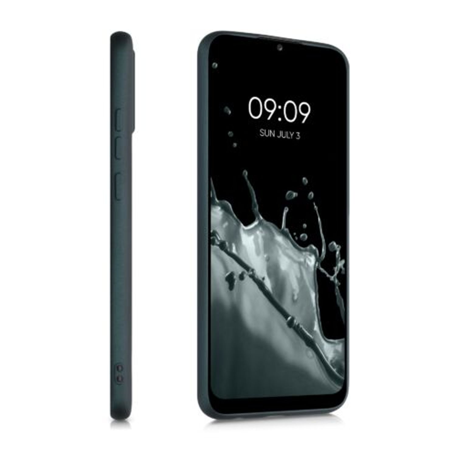 Husa pentru Samsung Galaxy A02s, Silicon, Verde, 55087.14 fotografia produsului View 4 L