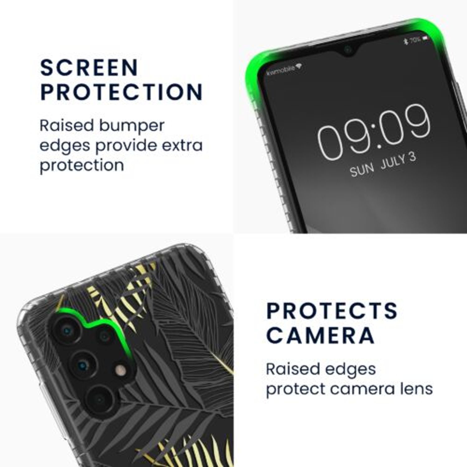 Husa Kwmobile pentru Samsung Galaxy A13, Silicon, Multicolor, 58366.02 fotografia produsului View 6 L
