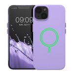 Husa Kwmobile pentru Apple iPhone 13, Silicon, Mov, 58247.139 fotografia produsului