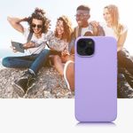 Husa Kwmobile pentru Apple iPhone 13, Silicon, Mov, 58247.139 fotografia produsului View 11 S