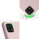 Husa Kwmobile pentru Samsung Galaxy A22 5G, Silicon, Roz, 58471.225 fotografia produsului View 7 S