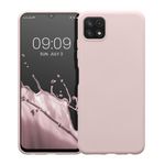 Husa Kwmobile pentru Samsung Galaxy A22 5G, Silicon, Roz, 58471.225 fotografia produsului