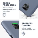 Husa Kwmobile pentru Xiaomi Redmi Note 9S/Redmi Note 9 Pro/Redmi Note 9 Pro Max, Silicon, Albastru, 56562.12 fotografia produsului View 3 S