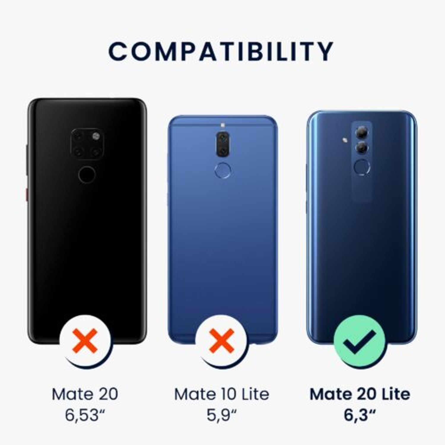 Husa Kwmobile pentru Huawei Mate 20 Lite, Silicon, Crem, 46310.225 fotografia produsului View 5 L