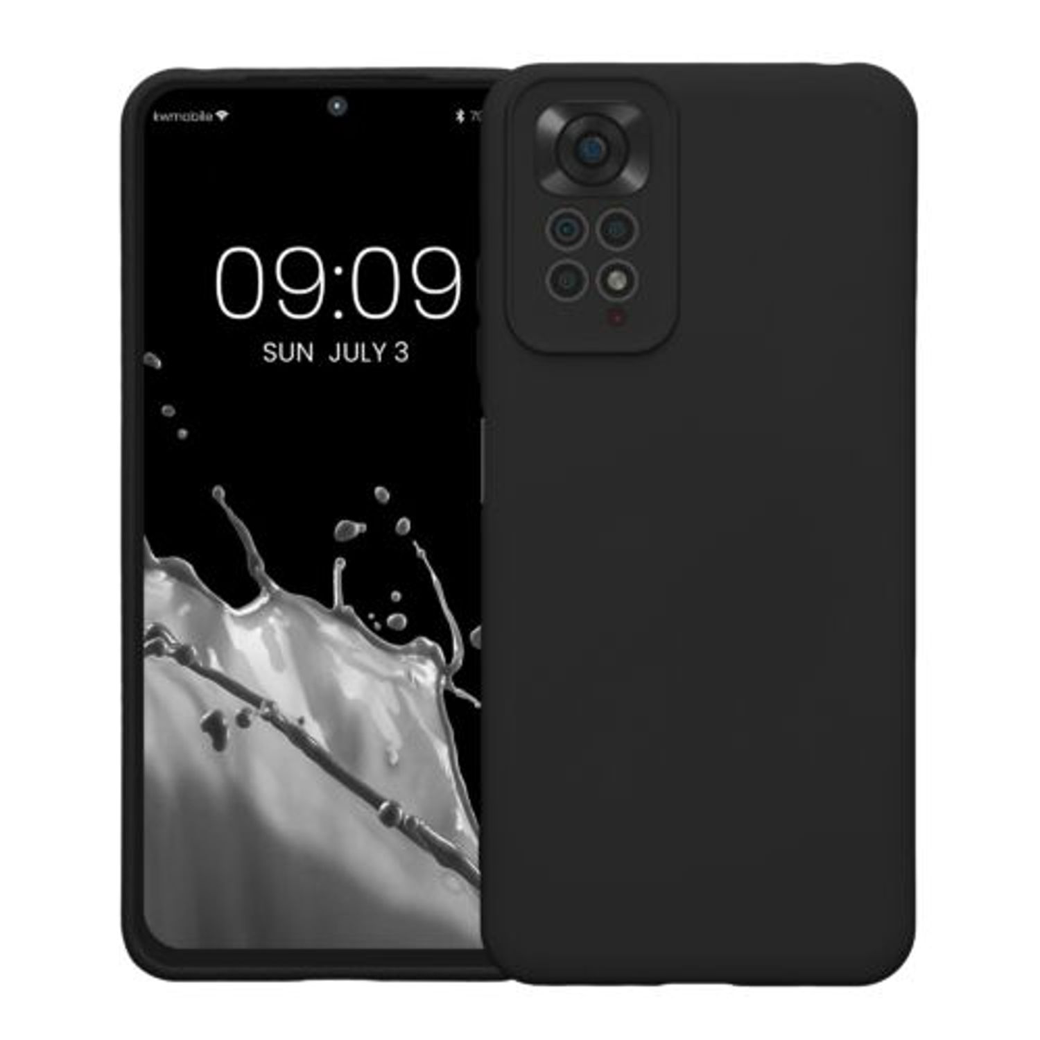 Husa Kwmobile pentru Xiaomi Redmi Note 11/Redmi Note 11s, Silicon, Negru, 57918.01 fotografia produsului