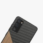 Husa Kwmobile pentru Samsung Galaxy S20 FE, Lemn, Maro/Negru, 58669.01 fotografia produsului View 7 S