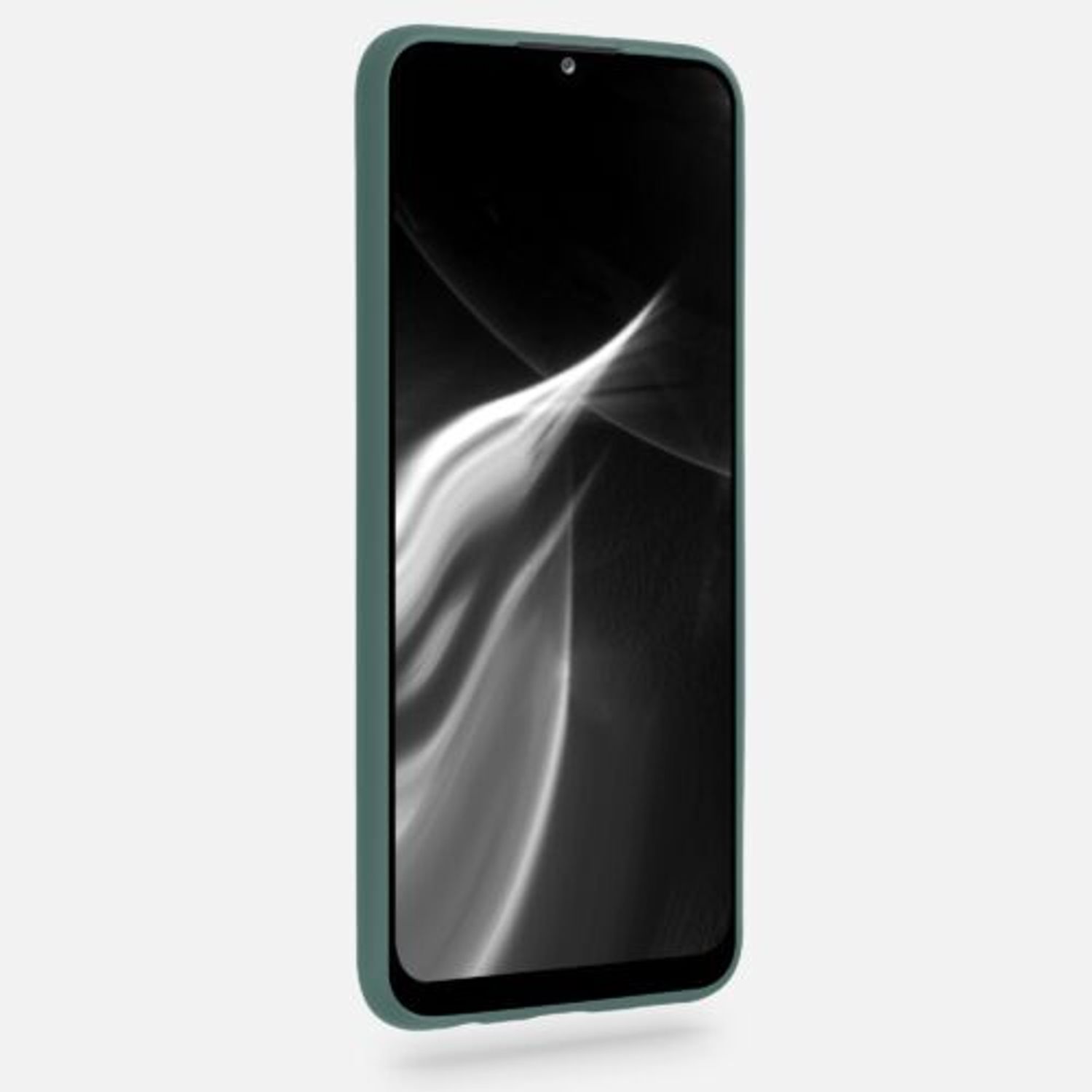 Husa pentru Samsung Galaxy A02s, Silicon, Verde, 54045.171 fotografia produsului View 3 L
