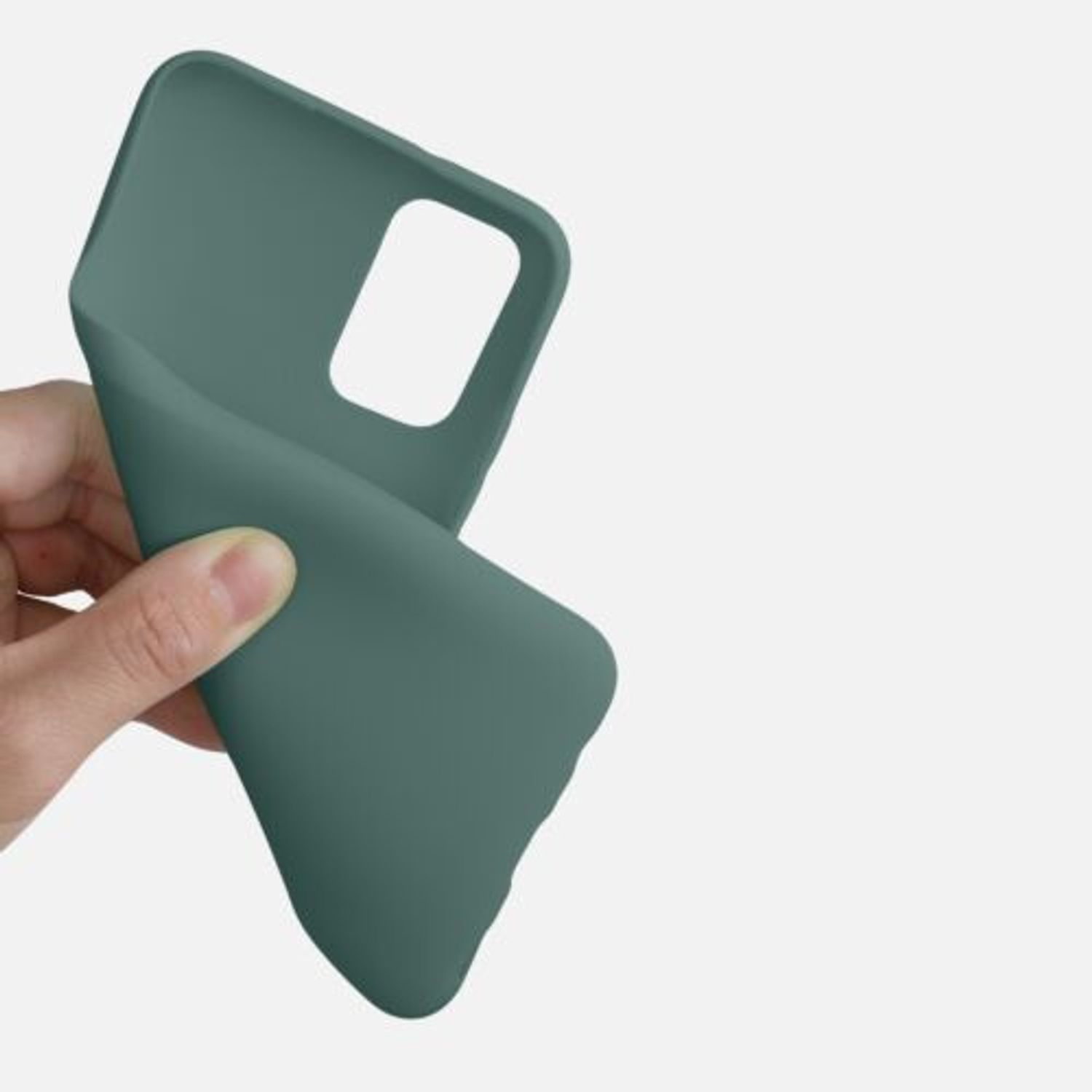 Husa pentru Samsung Galaxy A02s, Silicon, Verde, 54045.171 fotografia produsului View 8 L