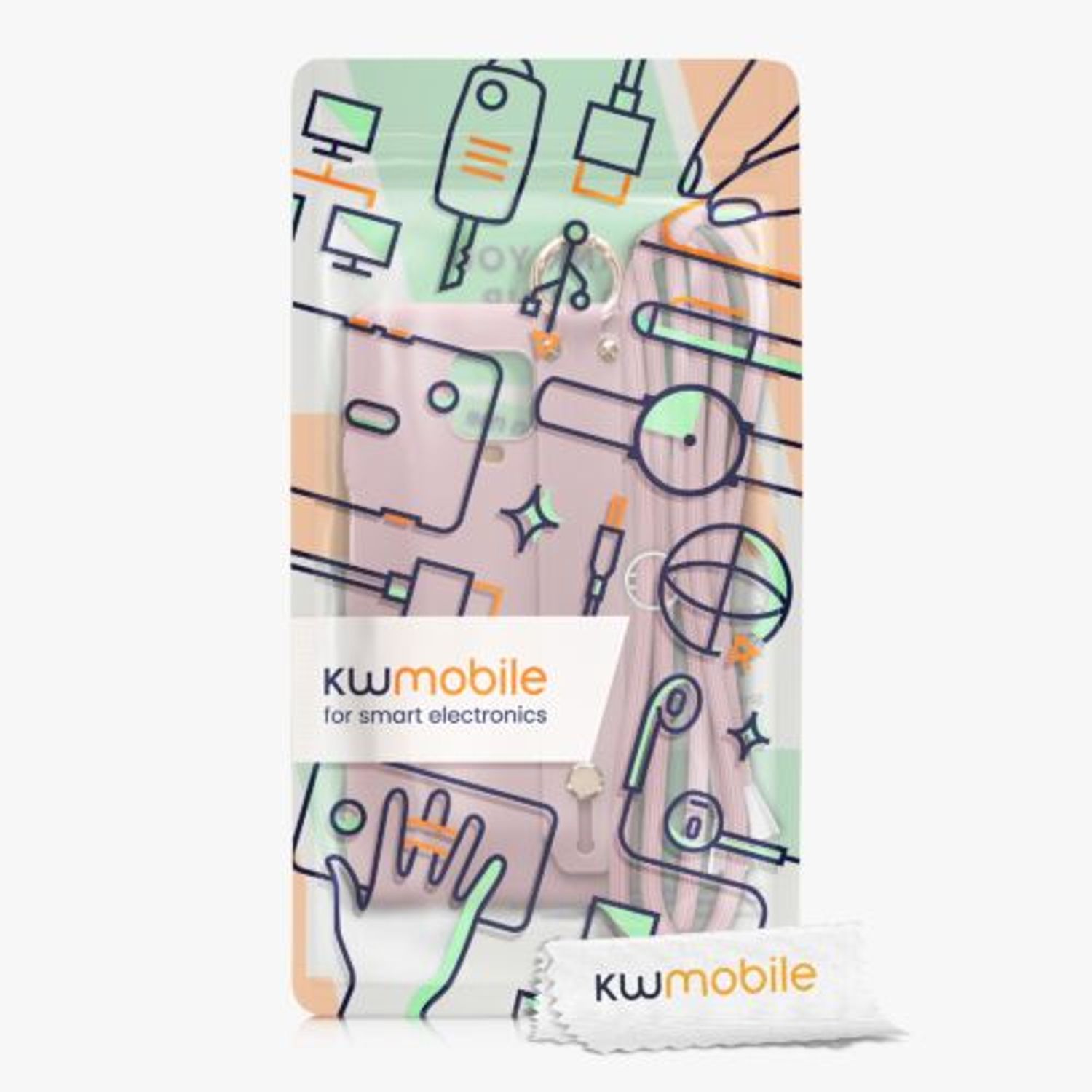 Husa Kwmobile pentru Xiaomi Redmi Note 9S/Redmi Note 9 Pro/Redmi Note 9 Pro Max, Silicon, Roz, 56471.193 fotografia produsului View 8 L