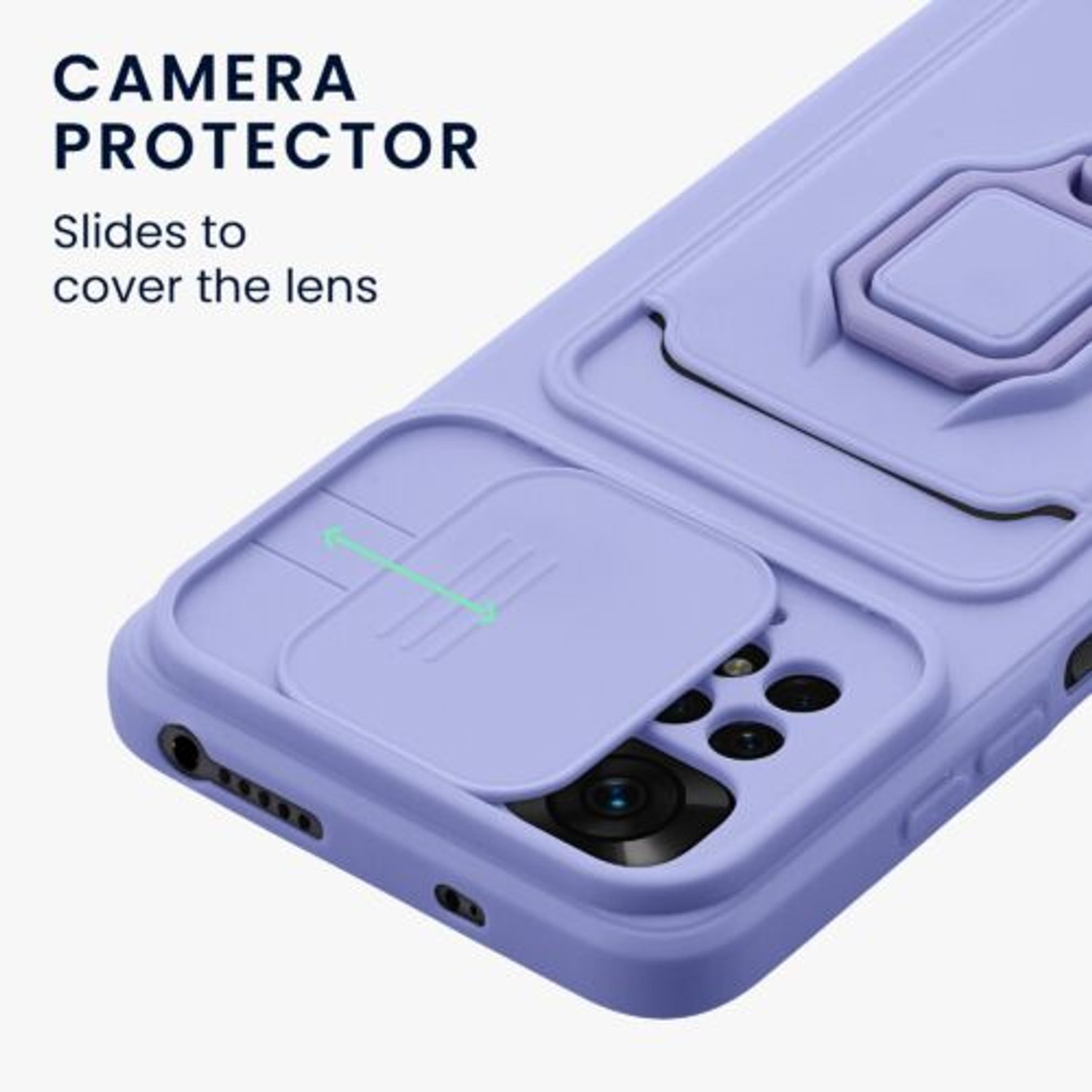 Husa Kwmobile pentru Xiaomi Redmi Note 11/Redmi Note 11s, Silicon, Albastru, 57717.108 fotografia produsului View 5 L
