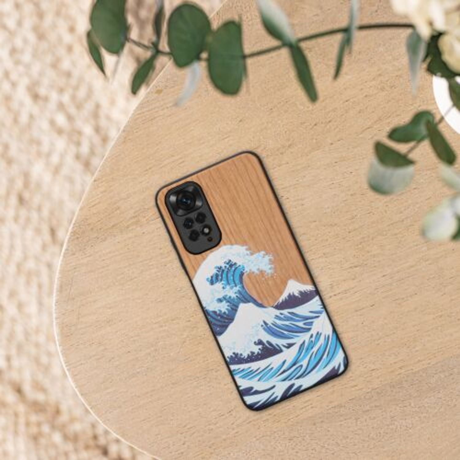 Husa Kwmobile pentru Xiaomi Redmi Note 11/Redmi Note 11s, Lemn, Multicolor, 57386.02 fotografia produsului View 2 L