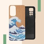 Husa Kwmobile pentru Xiaomi Redmi Note 11/Redmi Note 11s, Lemn, Multicolor, 57386.02 fotografia produsului View 9 S