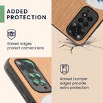 Husa Kwmobile pentru Xiaomi Redmi Note 11/Redmi Note 11s, Lemn, Multicolor, 57386.02 fotografia produsului View 3 S