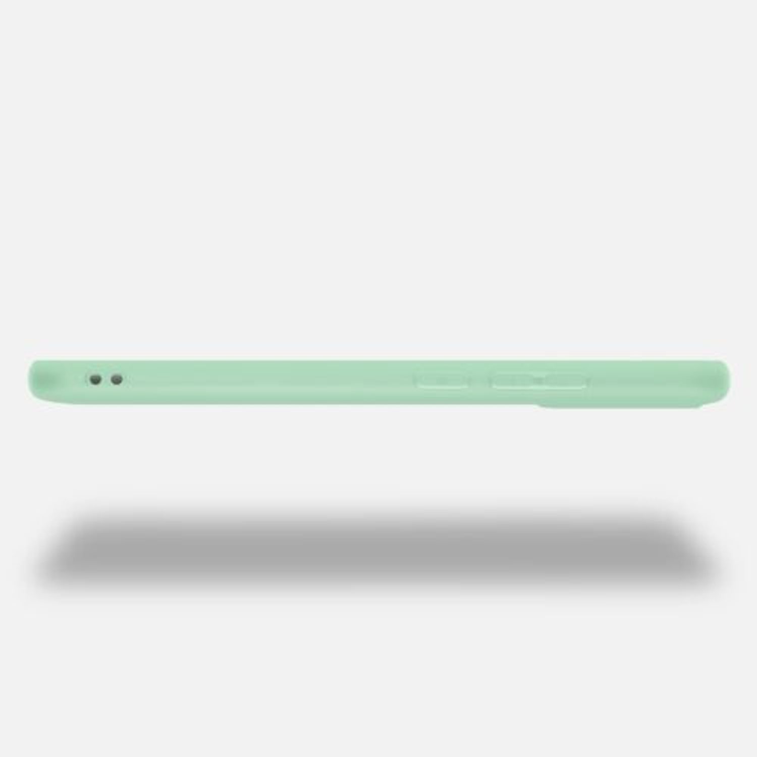 Husa pentru Samsung Galaxy A02s, Silicon, Verde, 54045.50 fotografia produsului View 5 L