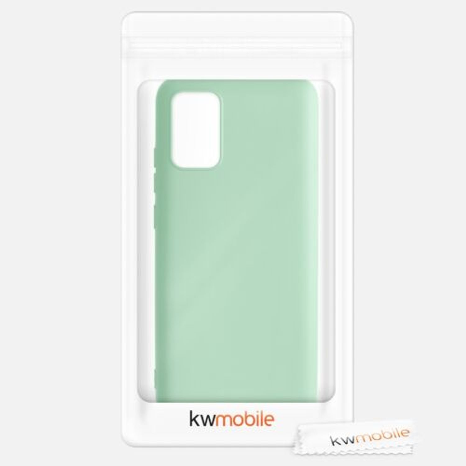 Husa pentru Samsung Galaxy A02s, Silicon, Verde, 54045.50 fotografia produsului View 7 L