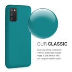Husa pentru Samsung Galaxy A02s, Silicon, Verde, 54045.57 fotografia produsului View 4 S