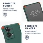 Husa Kwmobile pentru OnePlus Nord 2T, Silicon, Verde, 58770.80 fotografia produsului View 3 S