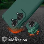 Husa Kwmobile pentru OnePlus Nord 2T, Silicon, Verde, 58770.80 fotografia produsului View 2 S