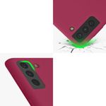 Husa Kwmobile pentru Samsung Galaxy S21 Plus, Silicon, Rosu, 54066.229 fotografia produsului View 6 S