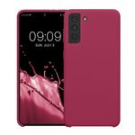 Husa Kwmobile pentru Samsung Galaxy S21 Plus, Silicon, Rosu, 54066.229 fotografia produsului