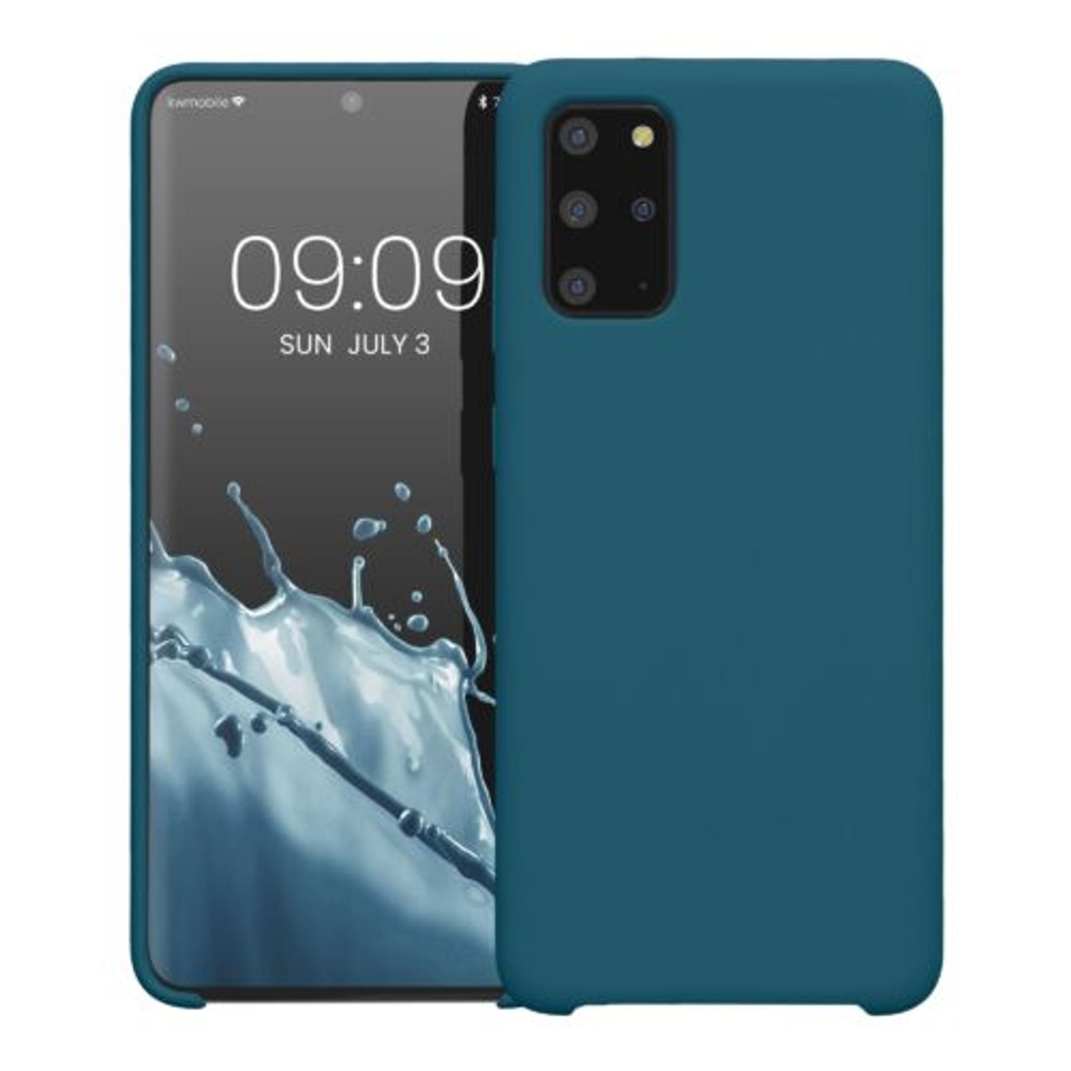 Husa Kwmobile pentru Samsung Galaxy S20 Plus, Silicon, Verde, 51217.57 fotografia produsului