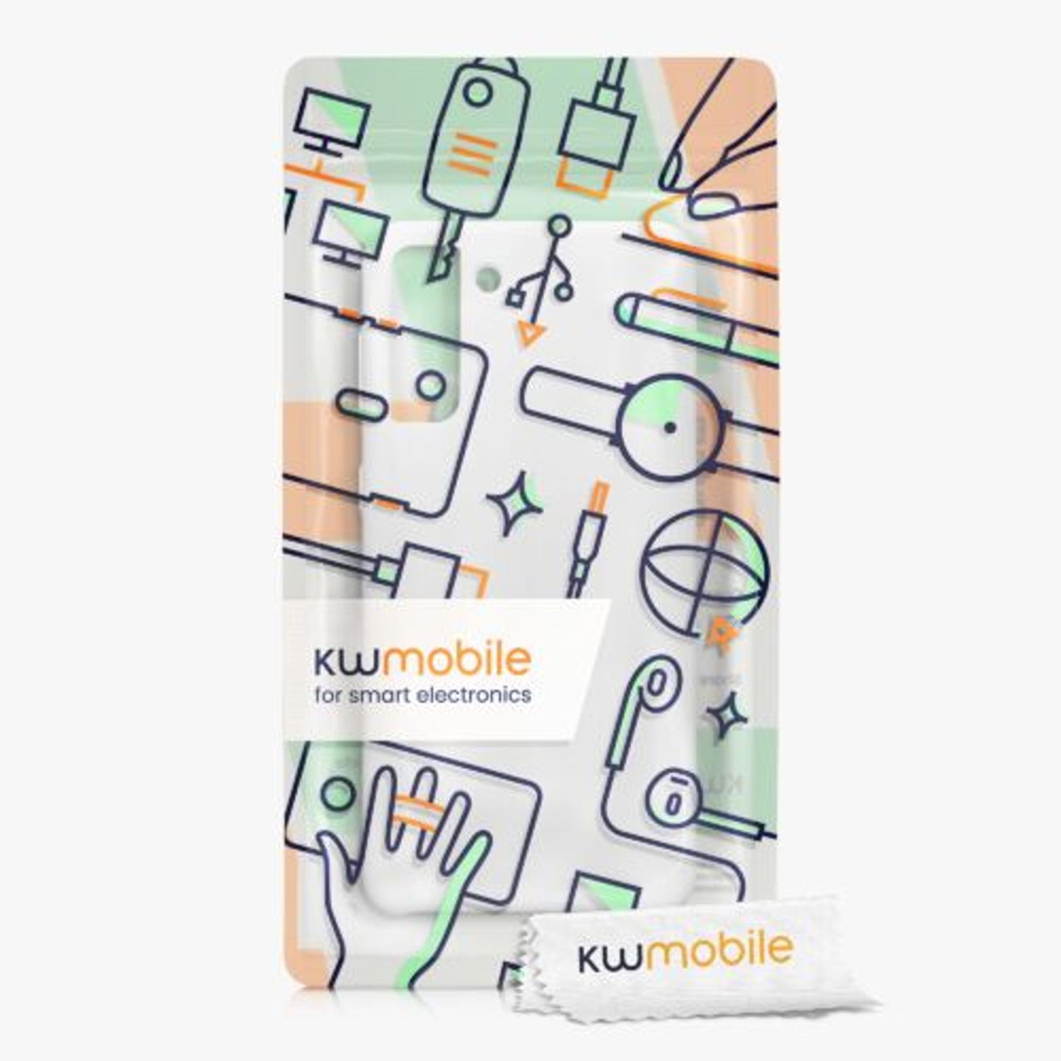 Husa Kwmobile pentru Samsung Galaxy S21 Plus, Silicon, Alb, 54066.48 fotografia produsului View 10 L