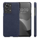 Husa Kwmobile pentru OnePlus Nord 2T, Textil, Albastru, 58768.17 fotografia produsului