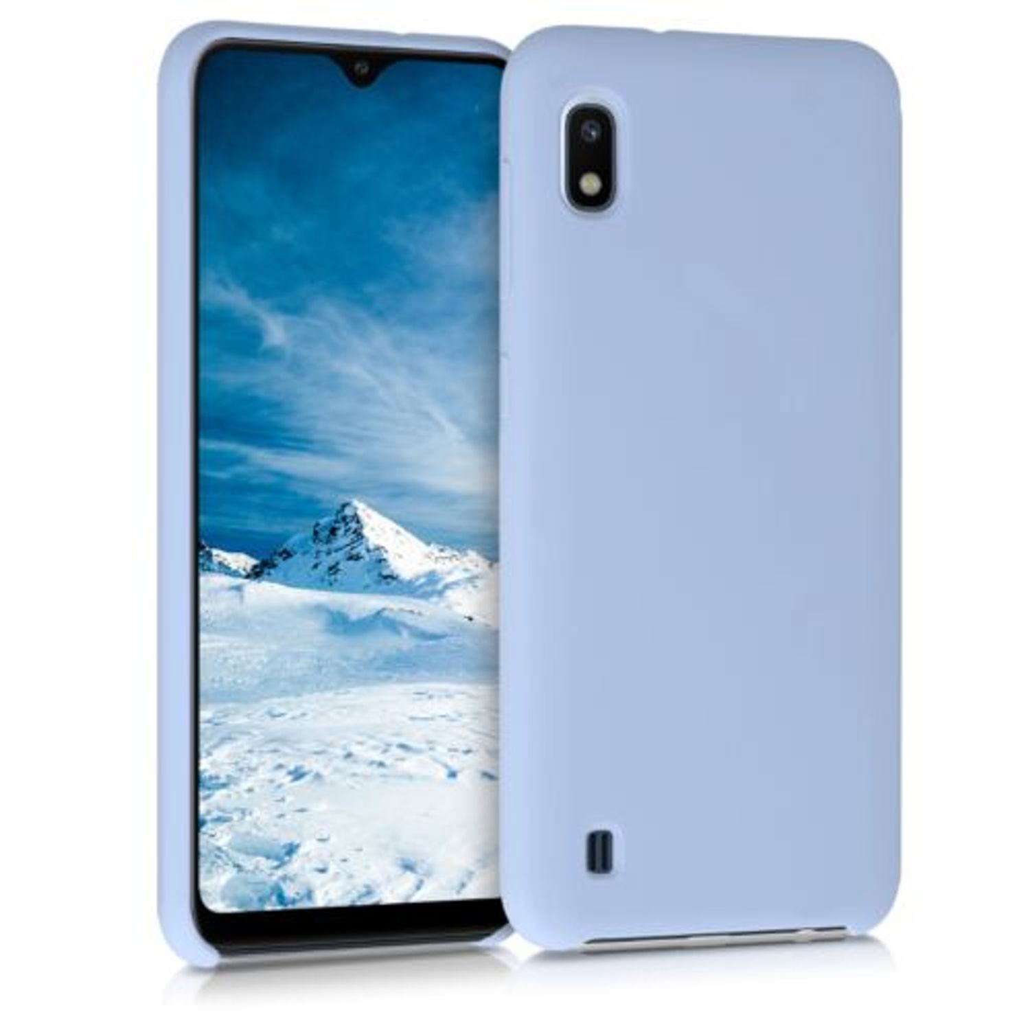 Husa pentru Samsung Galaxy A10, Silicon, Albastru, 52028.58 fotografia produsului