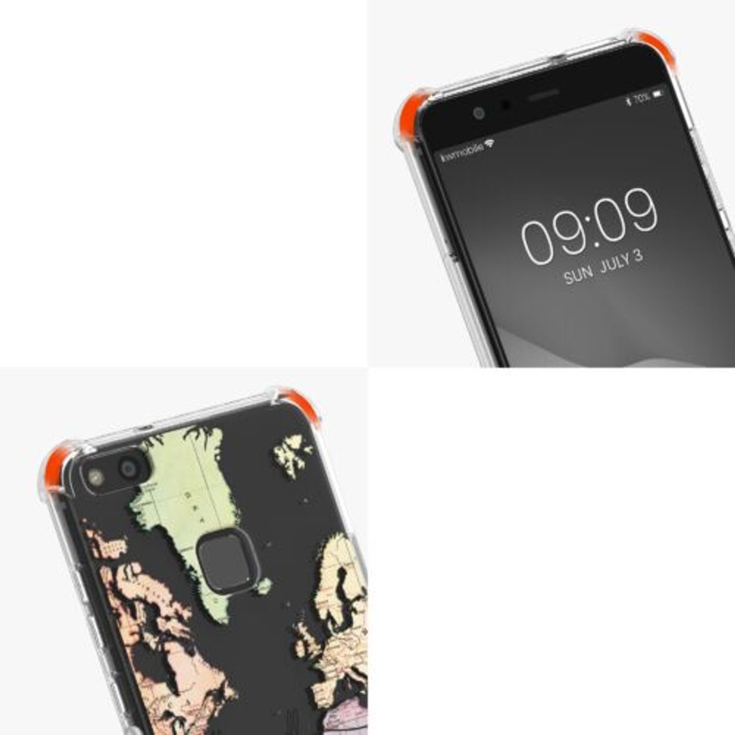 Husa Kwmobile pentru Huawei P10 Lite, Silicon, Multicolor, 50117.06 fotografia produsului View 8 L