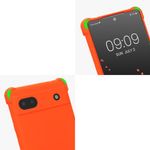Husa Kwmobile pentru Google Pixel 6a, Silicon, Portocaliu, 58567.150 fotografia produsului View 8 S