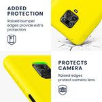 Husa Kwmobile pentru Xiaomi Redmi Note 9S/Redmi Note 9 Pro/Redmi Note 9 Pro Max, Silicon, Galben, 56562.165 fotografia produsului View 3 S