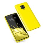 Husa Kwmobile pentru Xiaomi Redmi Note 9S/Redmi Note 9 Pro/Redmi Note 9 Pro Max, Silicon, Galben, 56562.165 fotografia produsului