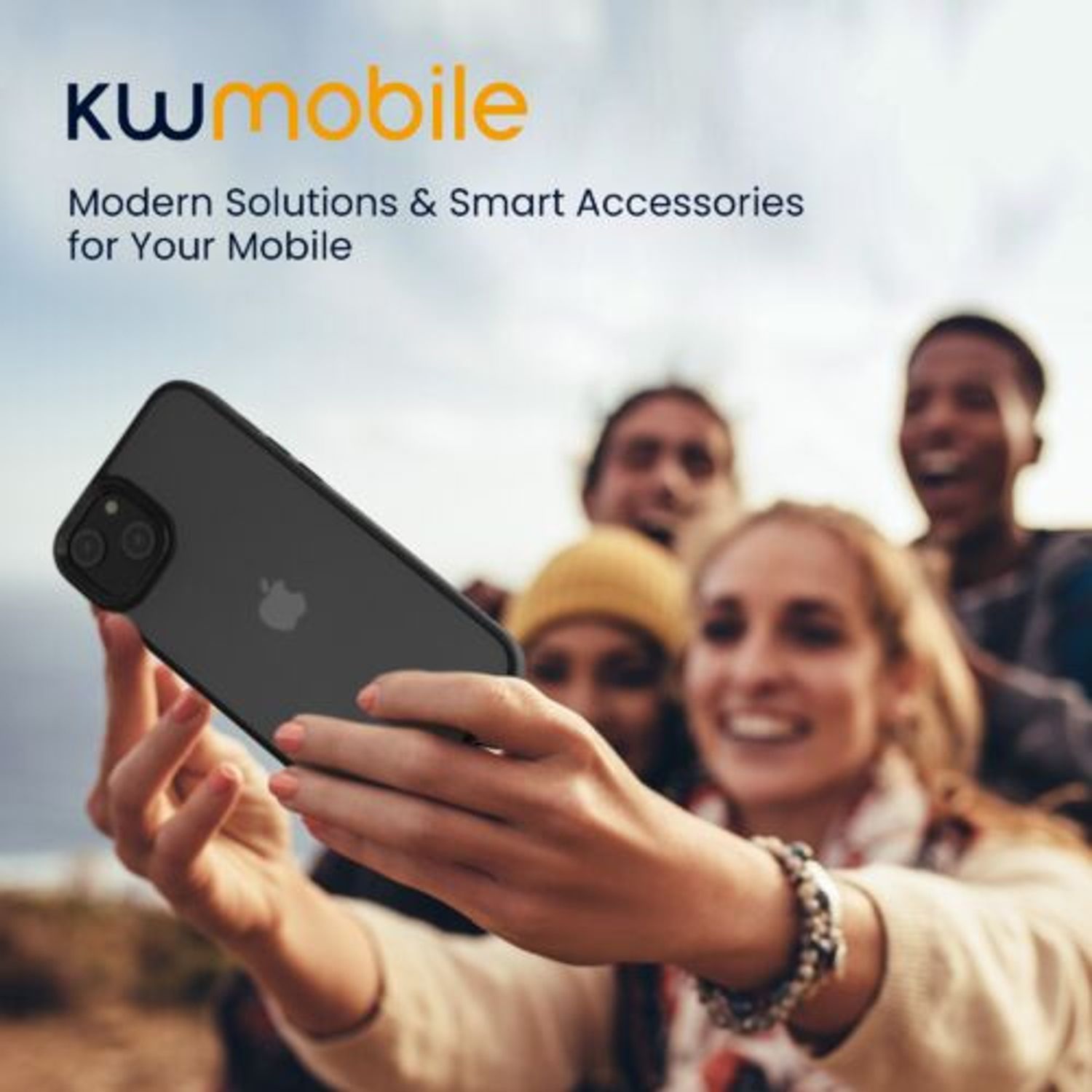 Husa Kwmobile pentru Apple iPhone 14, Silicon, Negru, 59089.01 fotografia produsului View 8 L