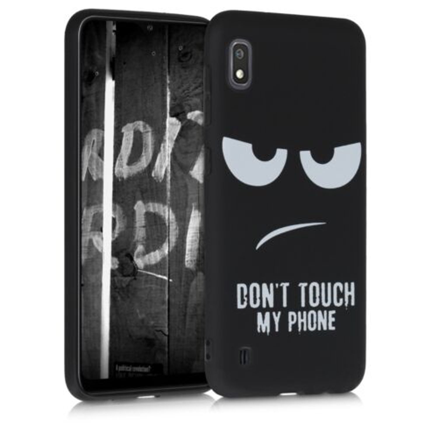 Husa pentru Samsung Galaxy A10, Silicon, Negru, 50035.02 fotografia produsului