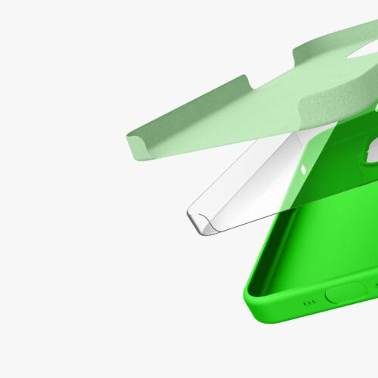 Husa Kwmobile pentru Apple iPhone 14, Silicon, Verde, 59071.159 fotografia produsului View 10 L