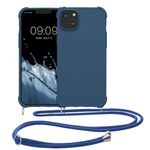 Husa Kwmobile pentru Apple iPhone 14 Plus, Silicon, Albastru, 59117.17 fotografia produsului