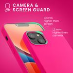 Husa Kwmobile pentru Apple iPhone 14 Plus, Silicon, Roz, 59080.77 fotografia produsului View 6 S
