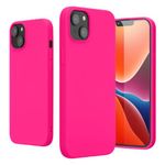 Husa Kwmobile pentru Apple iPhone 14 Plus, Silicon, Roz, 59080.77 fotografia produsului
