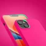 Husa Kwmobile pentru Apple iPhone 14 Plus, Silicon, Roz, 59080.77 fotografia produsului View 12 S