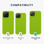 Husa Kwmobile pentru Apple iPhone 14 Plus, Silicon, Verde, 59076.75 fotografia produsului View 2 S