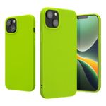 Husa Kwmobile pentru Apple iPhone 14 Plus, Silicon, Verde, 59076.75 fotografia produsului