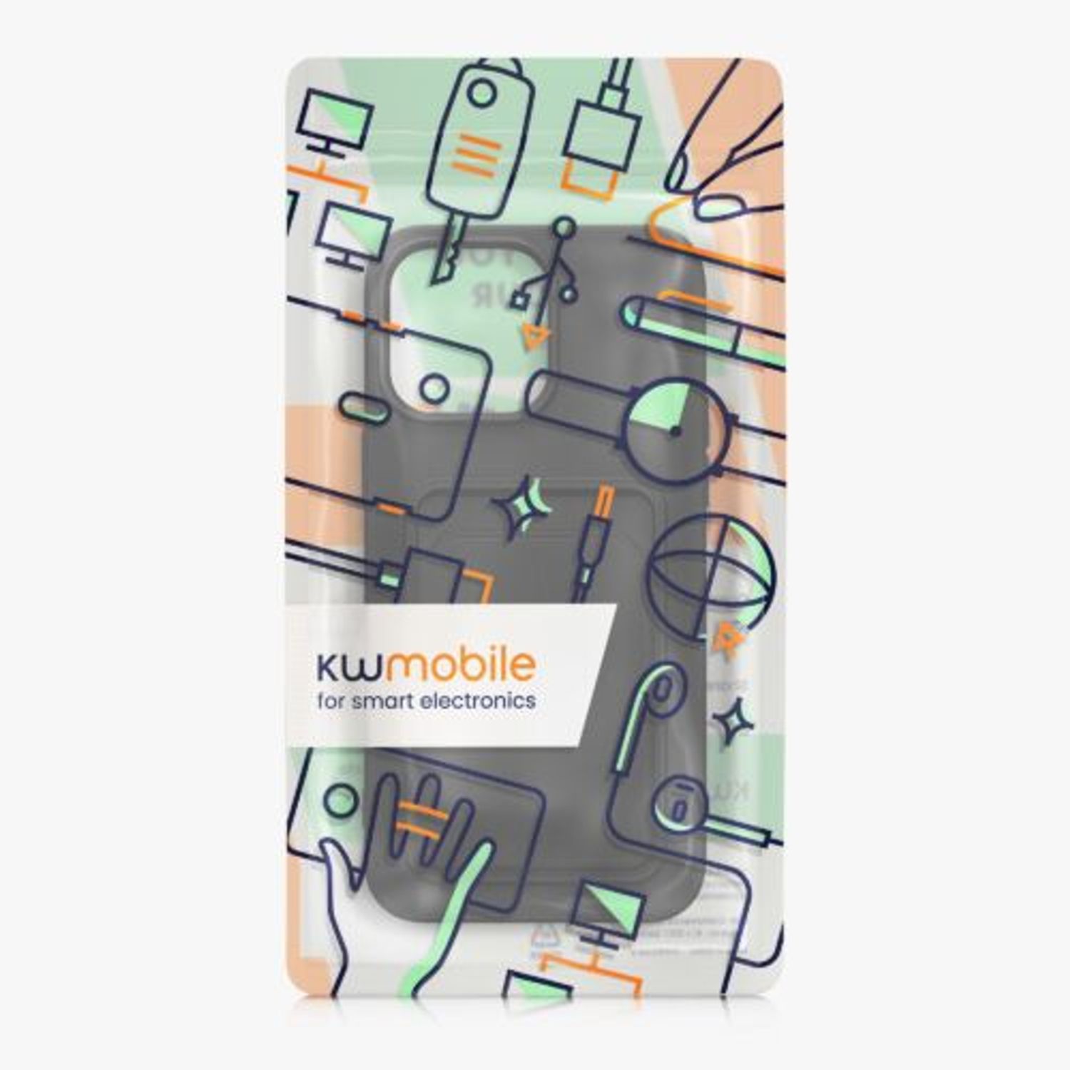 Husa Kwmobile pentru Apple iPhone 14 Pro Max, Silicon, Negru, 59115.01 fotografia produsului View 7 L