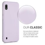 Husa pentru Samsung Galaxy A10, Silicon, Mov, 49814.192 fotografia produsului View 4 S
