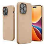 Husa Kwmobile pentru Apple iPhone 14 Pro Max, Silicon, Crem, 59074.154 fotografia produsului