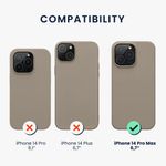 Husa Kwmobile pentru Apple iPhone 14 Pro Max, Silicon, Maro, 59074.155 fotografia produsului View 2 S